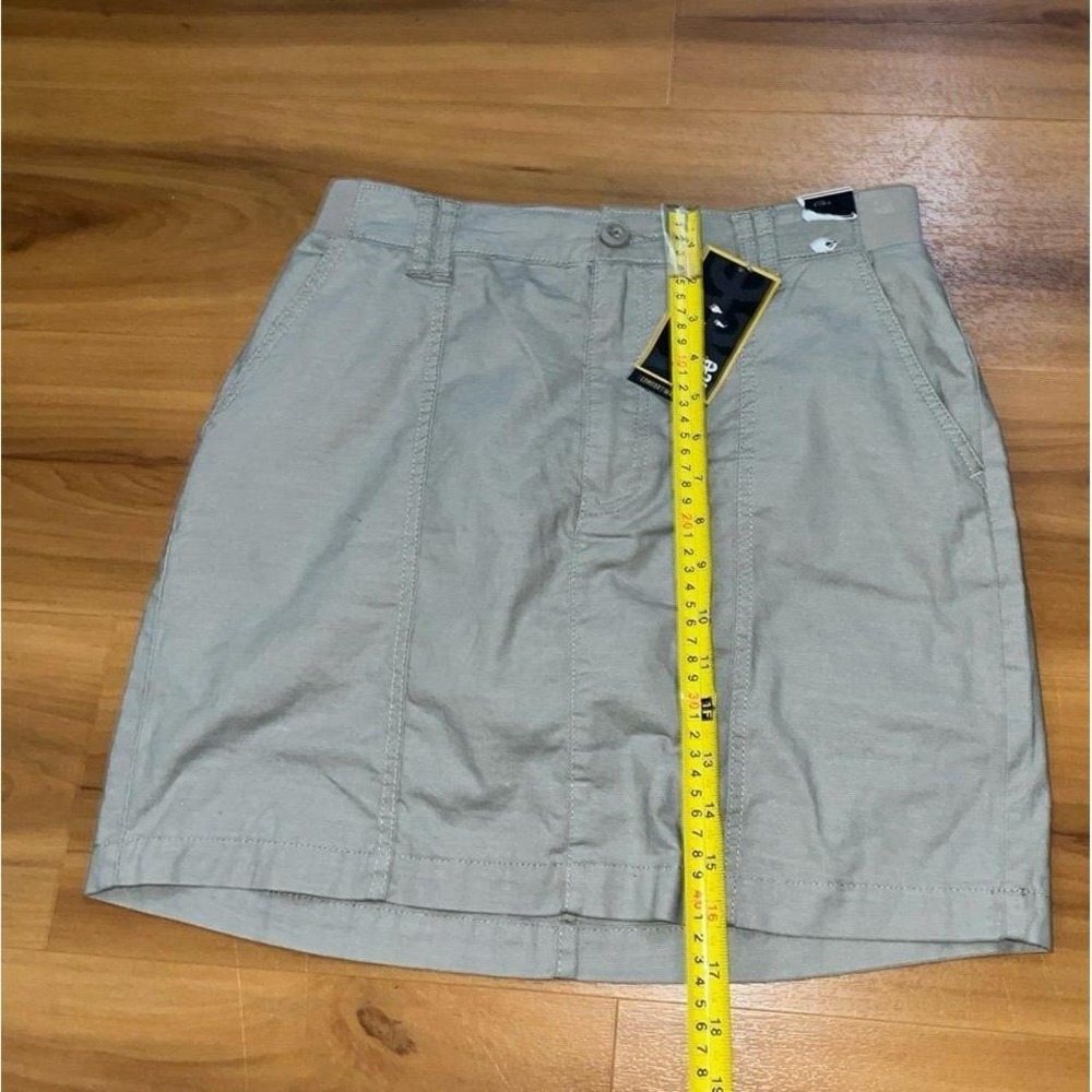 Womens NWT LEE‎ Mid Rise Khaki Comfortable Waist Skort - Picture 4 of 6